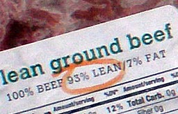 Lean ground beef